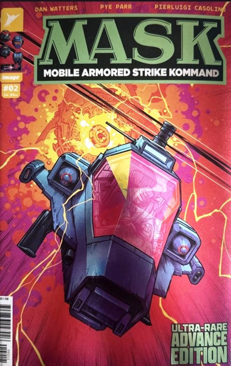 M.A.S.K. Vol 3 #2 Cover J Ultra-Rare Advance Foil Edition Bling Bag Variant Cover (Energon Universe)