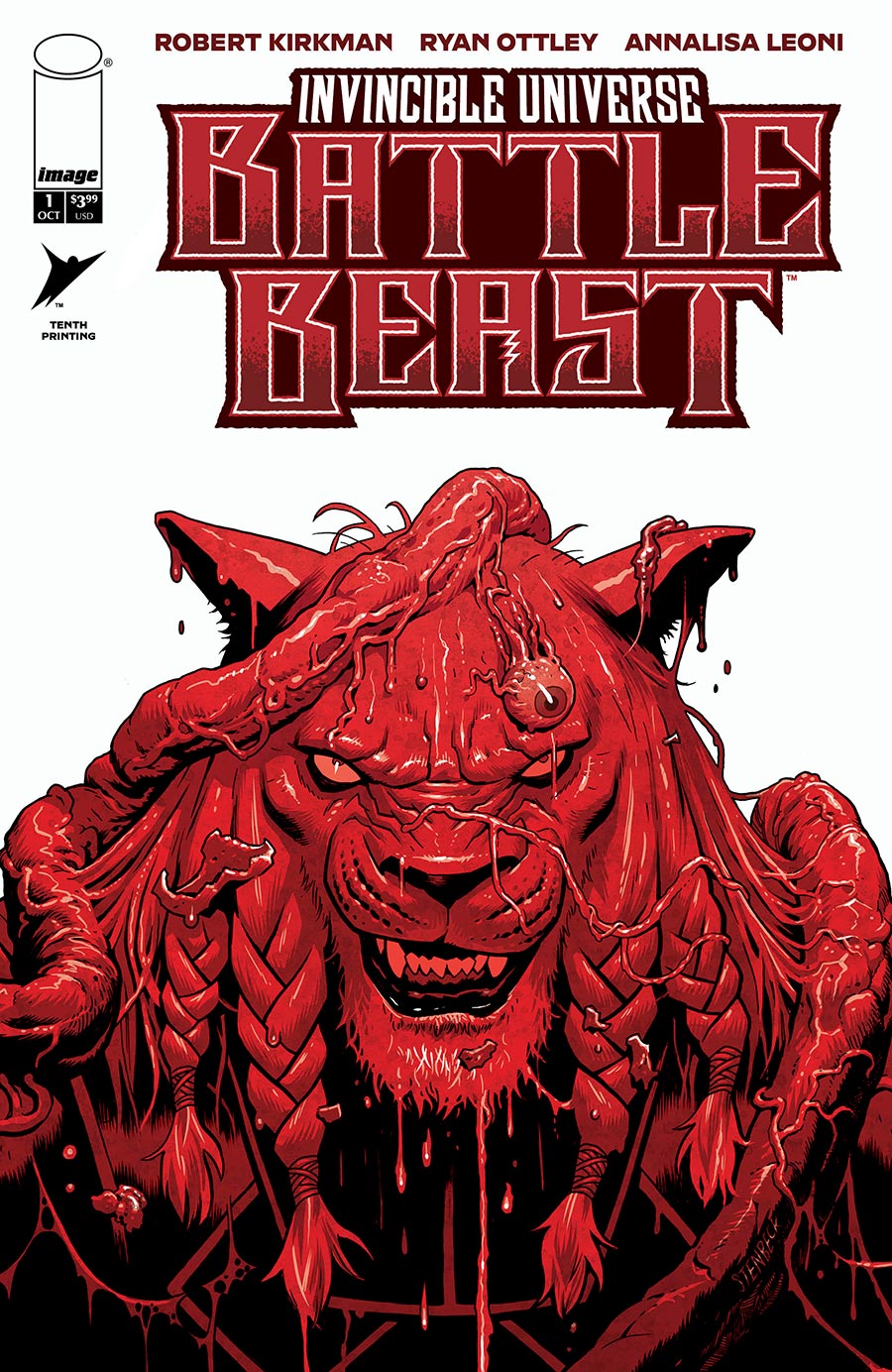 Invincible Universe Battle Beast #1 Cover Z-J 10th Ptg I Ben Stenbeck Variant Cover