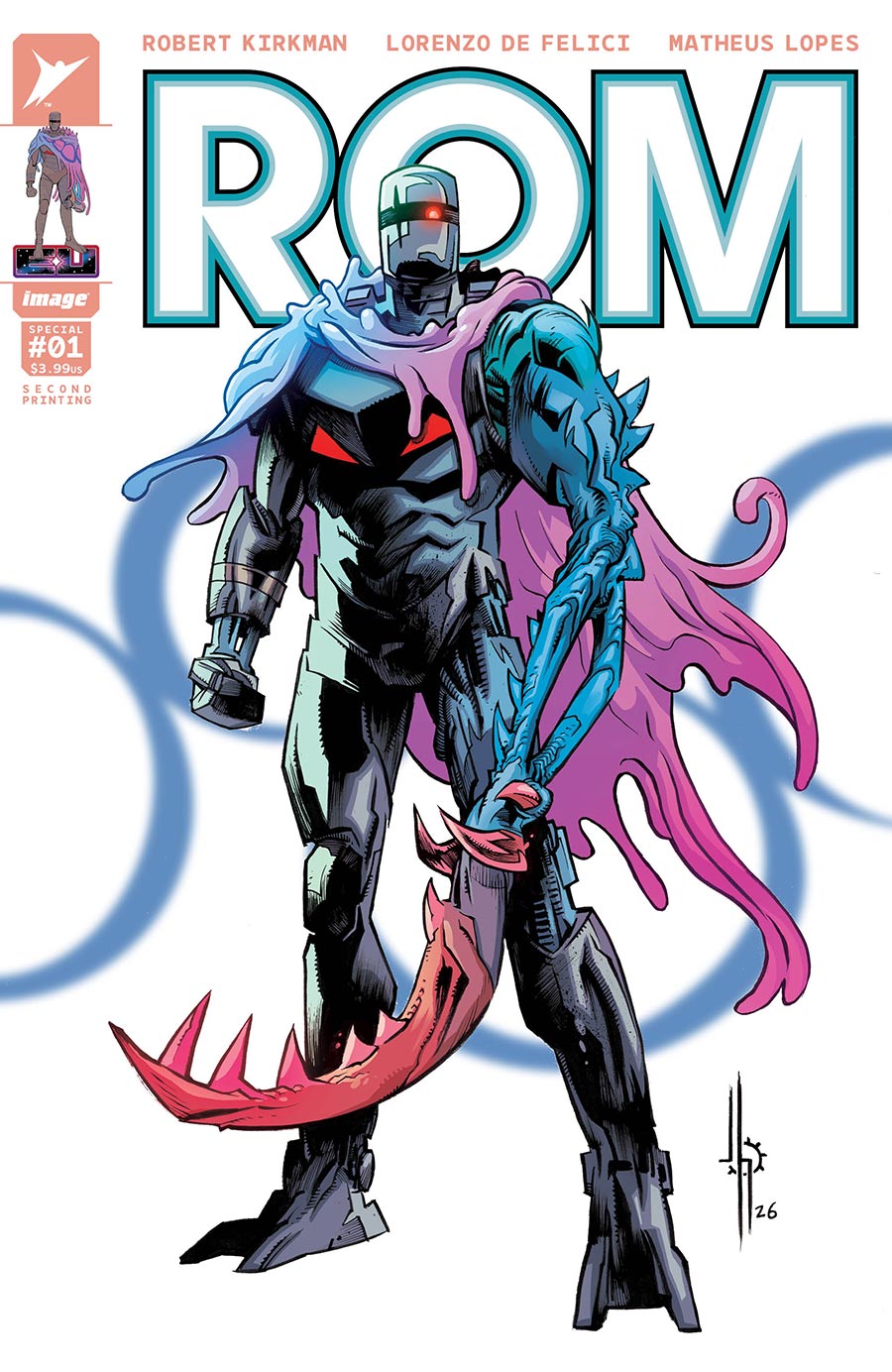 ROM Special #1 (One Shot) Cover G 2nd Ptg A Jason Howard Variant Cover (Energon Universe)