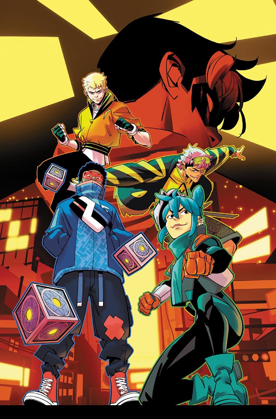 Teen Titans Vol 7 #1 Cover H 2nd Ptg A Daniele Di Nicuolo Logo Color Variant Cover