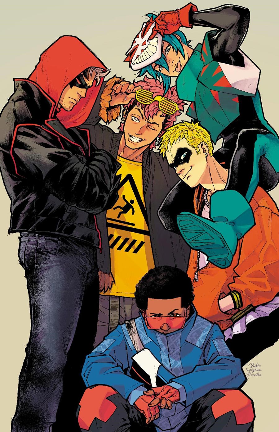 Teen Titans Vol 7 #1 Cover I 2nd Ptg B Rickie Yagawa Card Stock Variant Cover