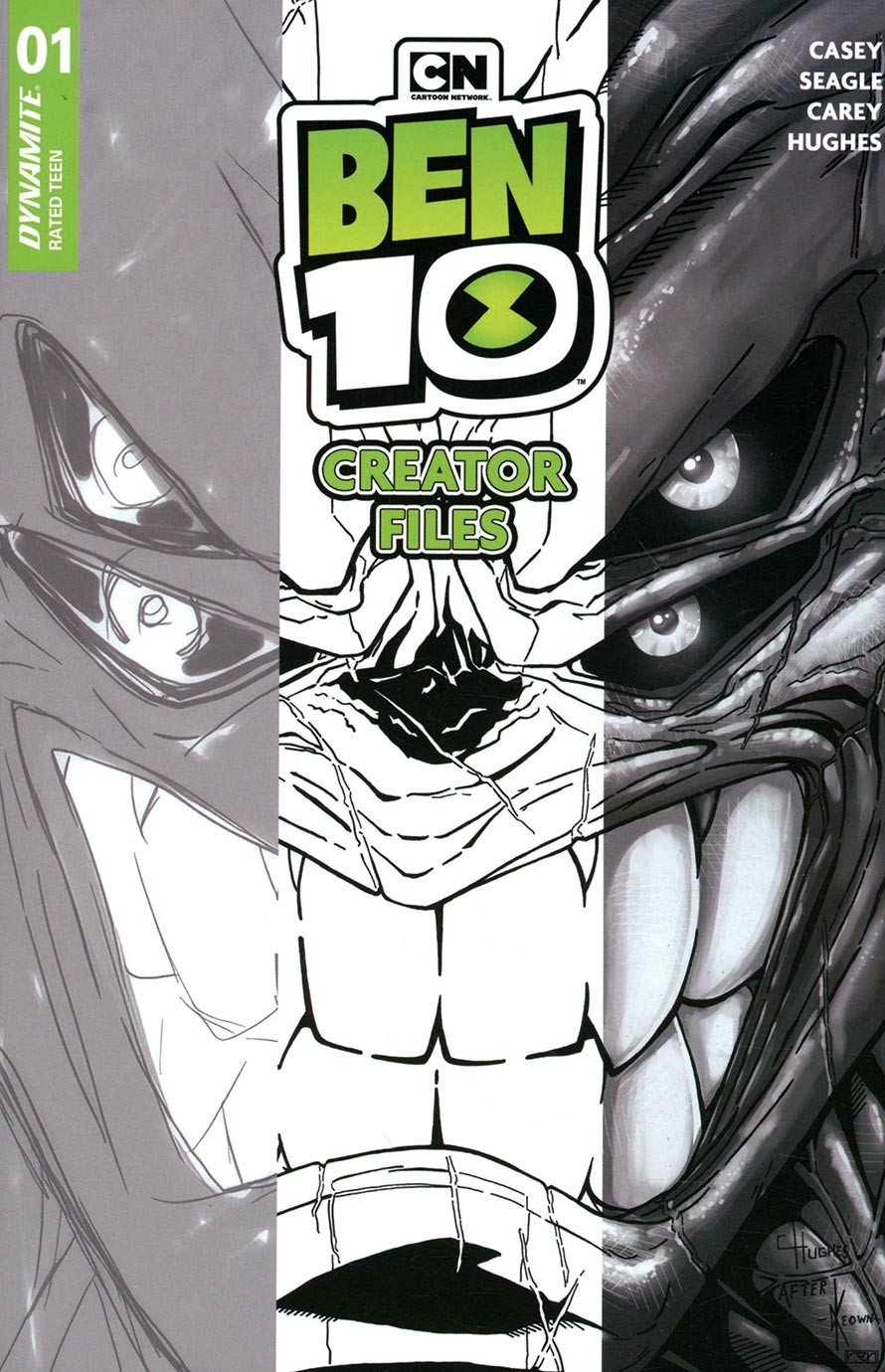 Ben 10 Creator Files #1 (One Shot) Cover G Variant Cormac Hughes Line Art Cover