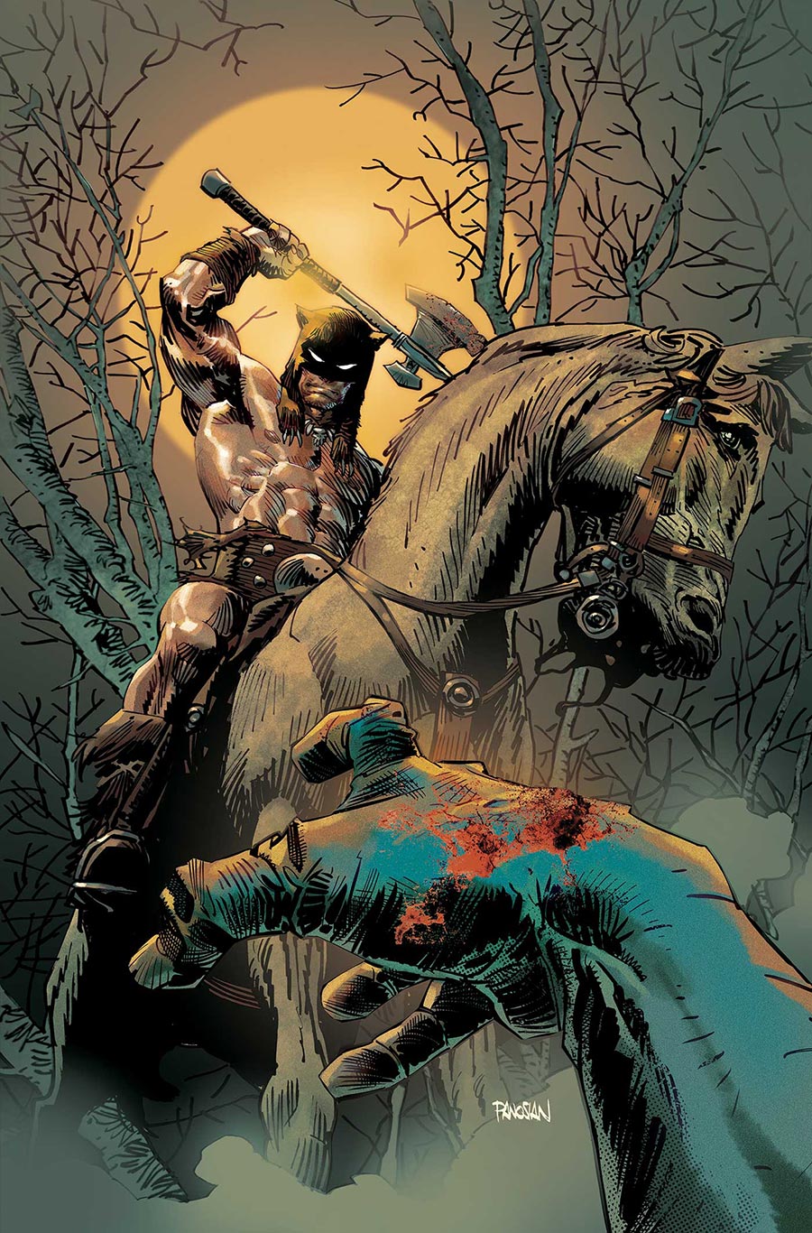 Fire And Ice Darkwolf #4 Cover Q Incentive Dan Panosian Virgin Cover