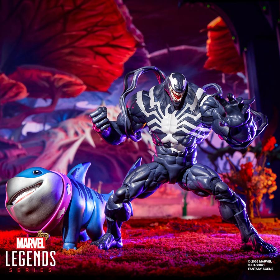 Marvel Legends Series Rivals Venom And Jeff The Land Shark 2-Pack Action Figure