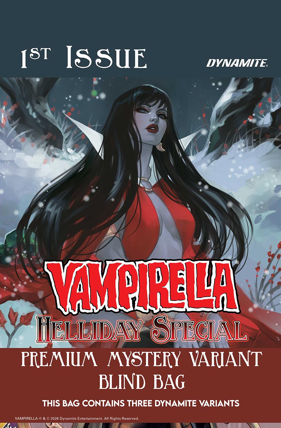 Vampirella Helliday Special 2026 #1 (One Shot) Cover G Premium Mystery Blind Bag Cover (Filled Randomly With 3 Covers)