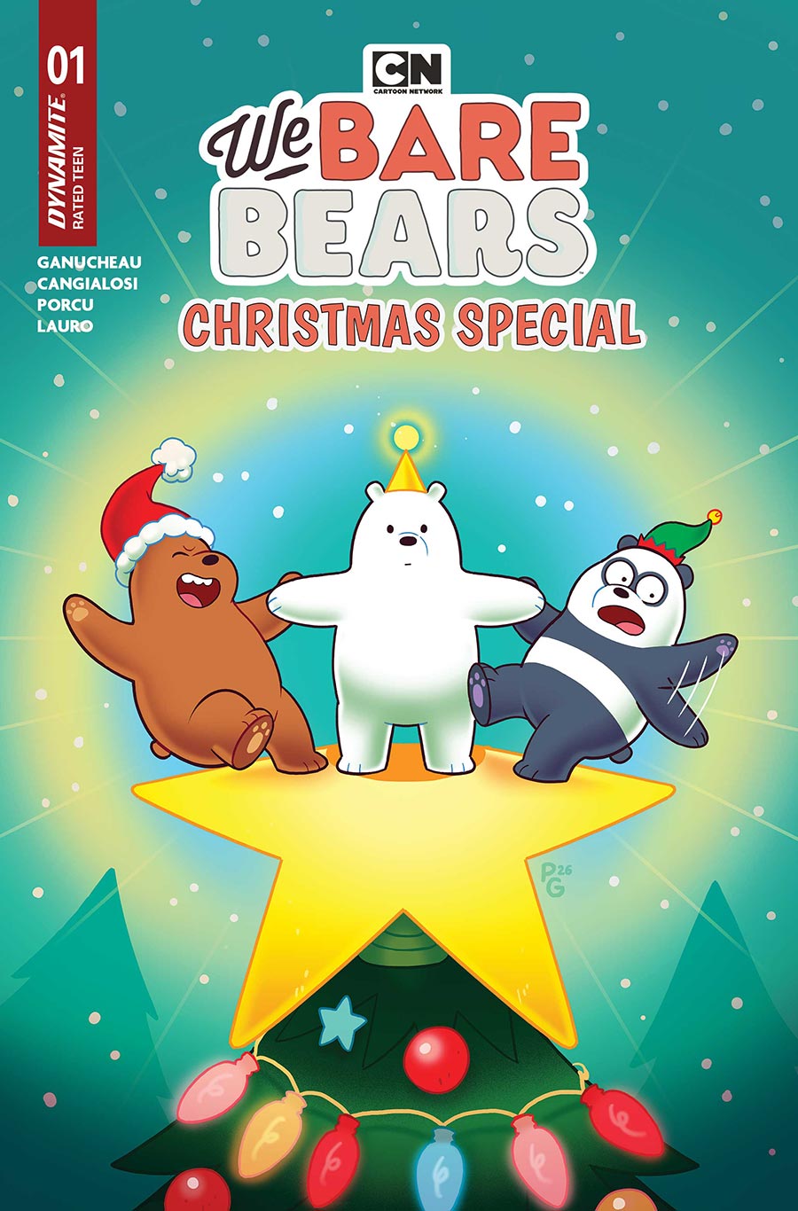 We Bare Bears Christmas Special #1 (One Shot) Cover A Regular Paulina Ganucheau Cover