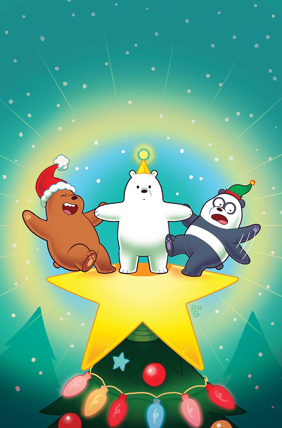 We Bare Bears Christmas Special #1 (One Shot) Cover F Limited Edition Paulina Ganucheau Virgin Cover