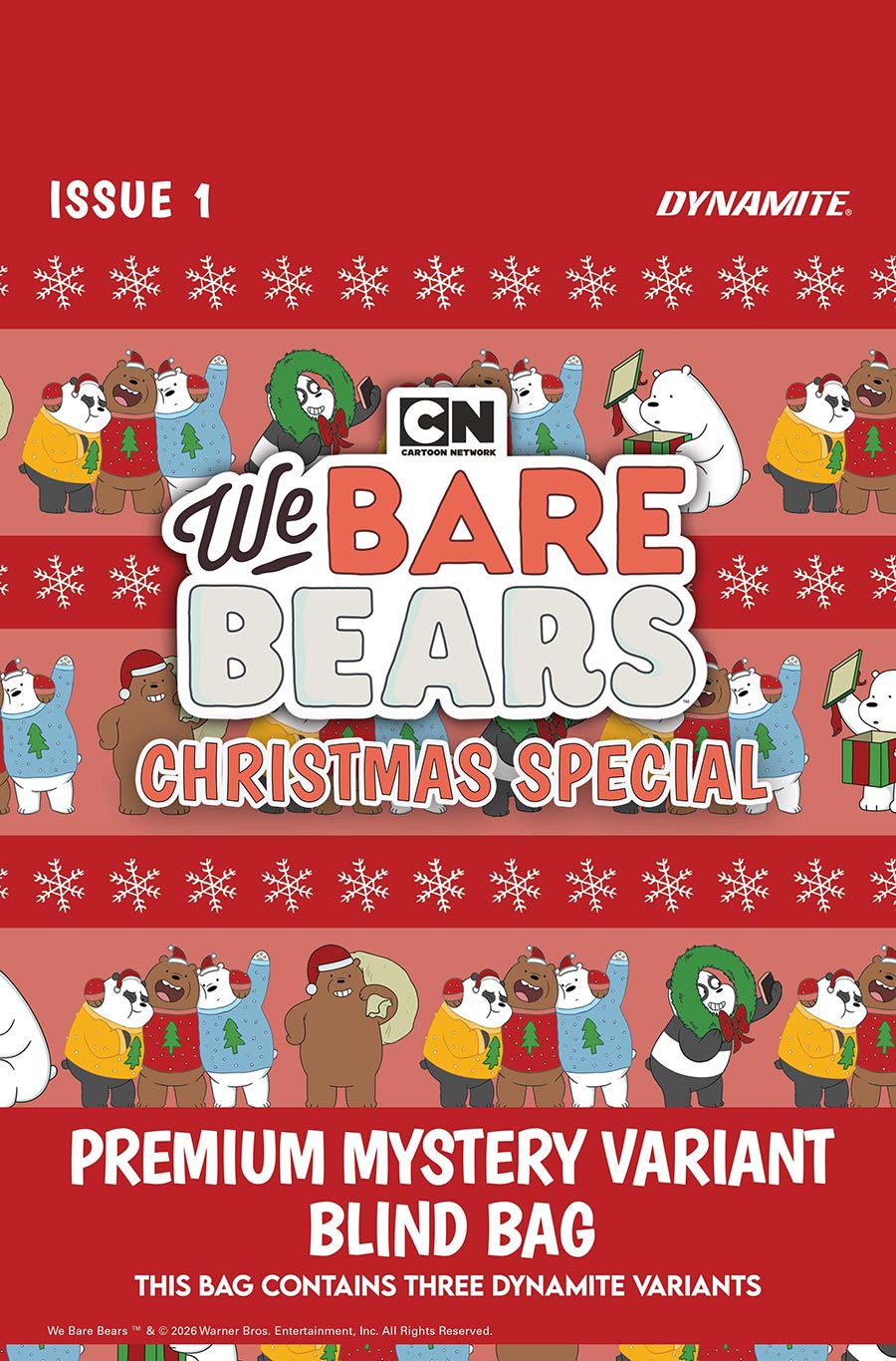 We Bare Bears Christmas Special #1 (One Shot) Cover G Premium Mystery Blind Bag Cover (Filled Randomly With 3 Covers)