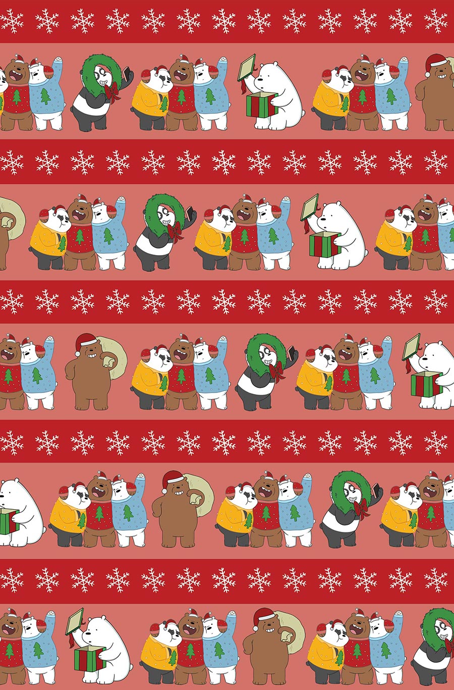 We Bare Bears Christmas Special #1 (One Shot) Cover H Incentive Wrapping Paper Virgin Cover