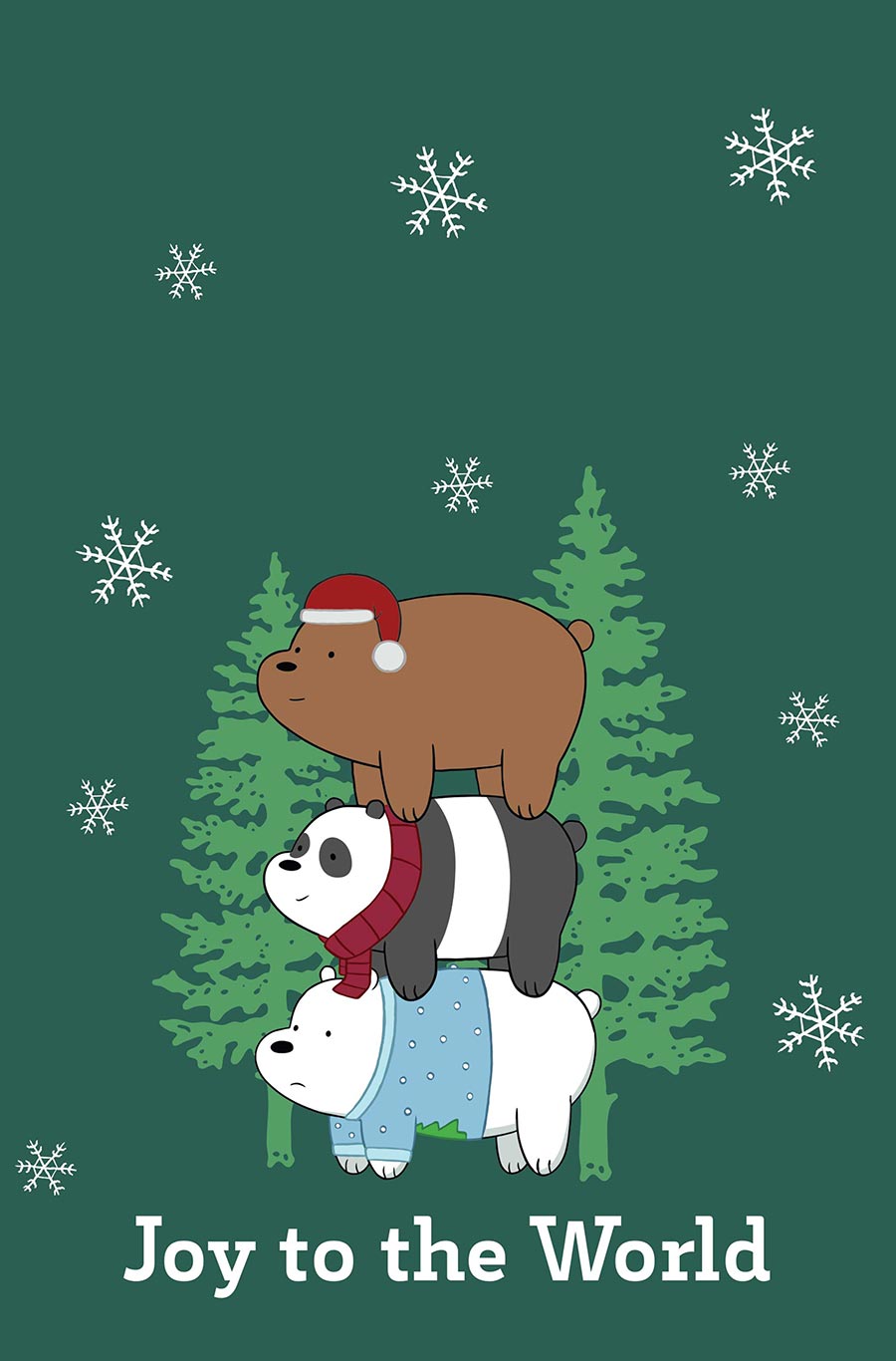 We Bare Bears Christmas Special #1 (One Shot) Cover I Incentive Greeting Card Virgin Cover