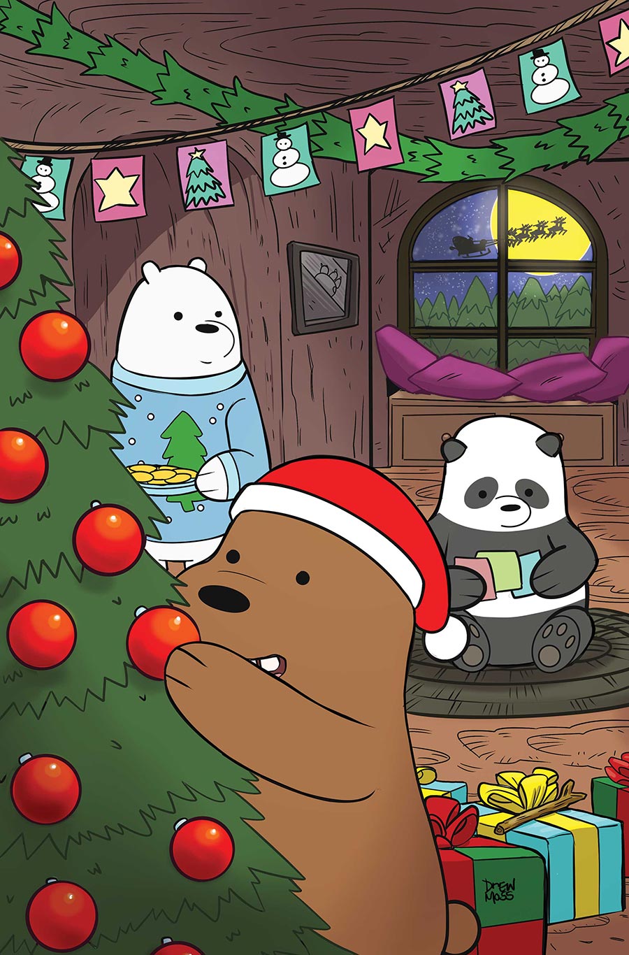 We Bare Bears Christmas Special #1 (One Shot) Cover J Incentive Drew Moss Virgin Cover