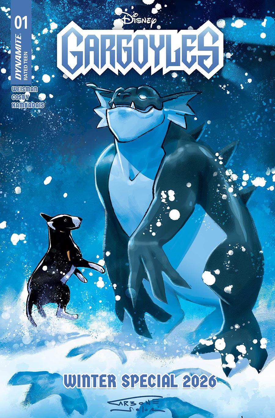 Gargoyles Winter Special 2026 #1 (One Shot) Cover D Variant Domenico Carbone Cover