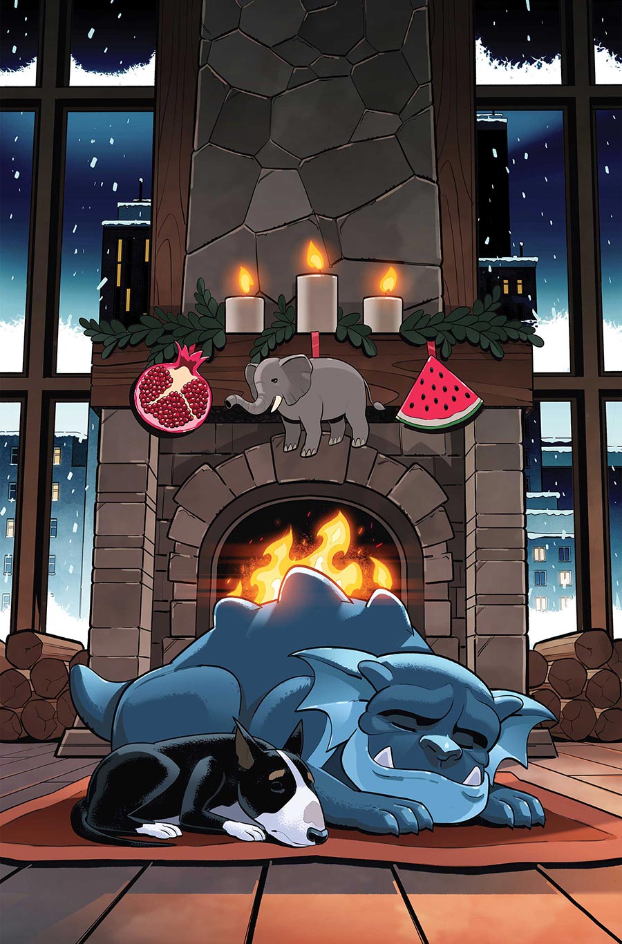 Gargoyles Winter Special 2026 #1 (One Shot) Cover I Incentive Stephen Byrne Virgin Cover