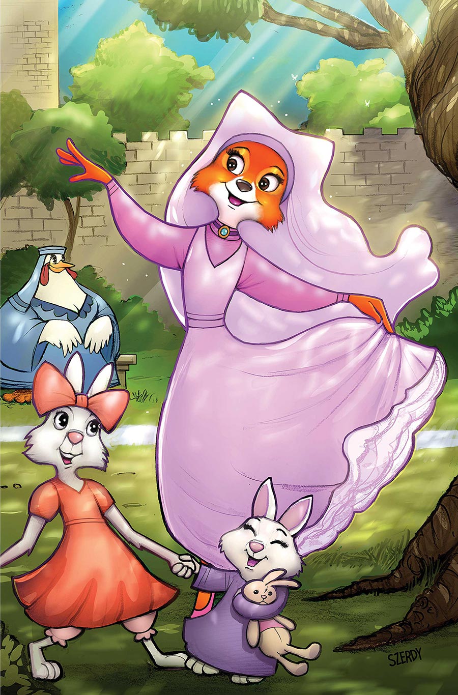 Disney Robin Hood #2 Cover G Incentive Nathan Szerdy Virgin Cover