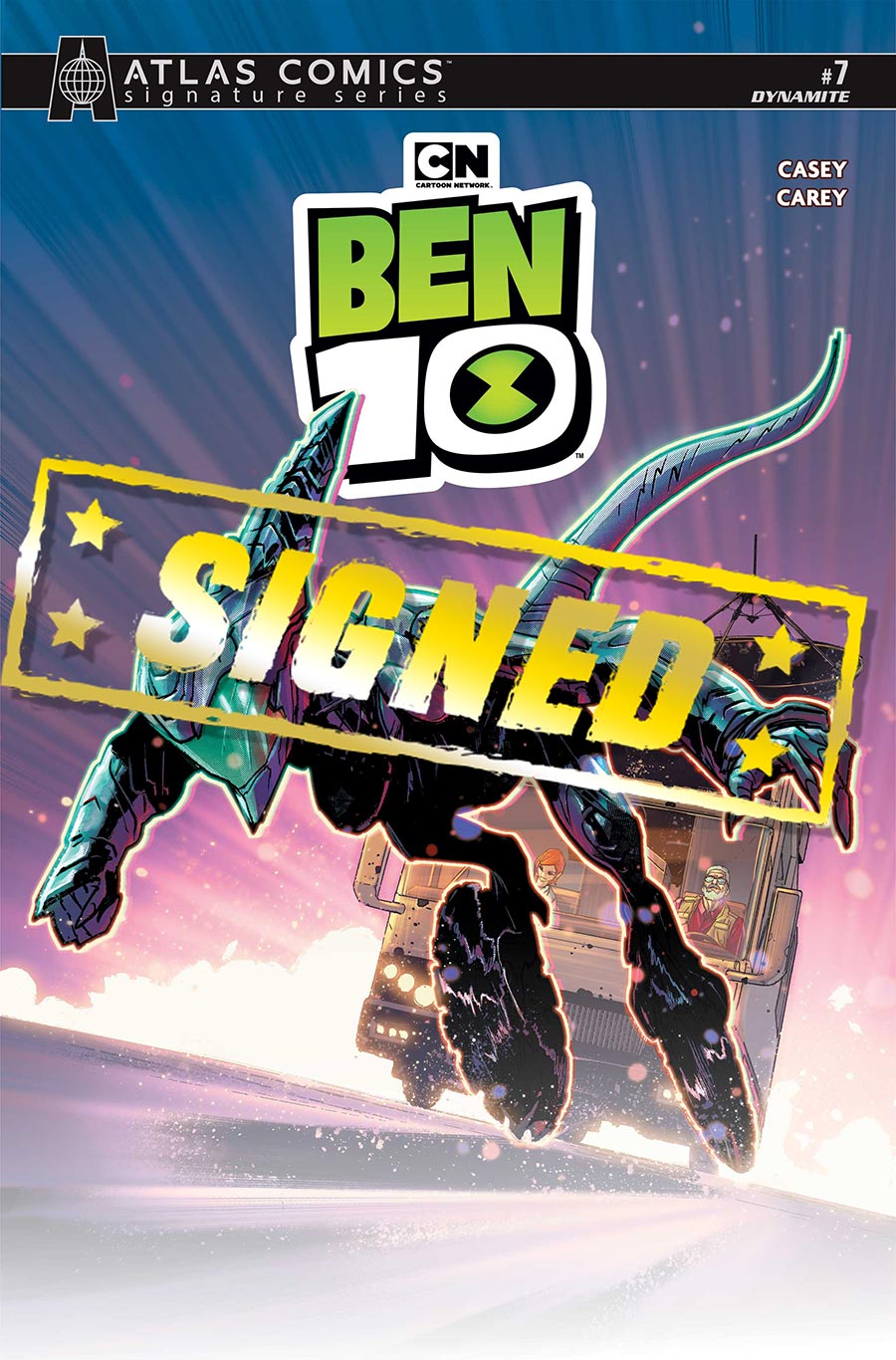 Ben 10 Vol 2 #7 Cover H Atlas Signature Series Robert Carey Cover Signed By Joe Casey