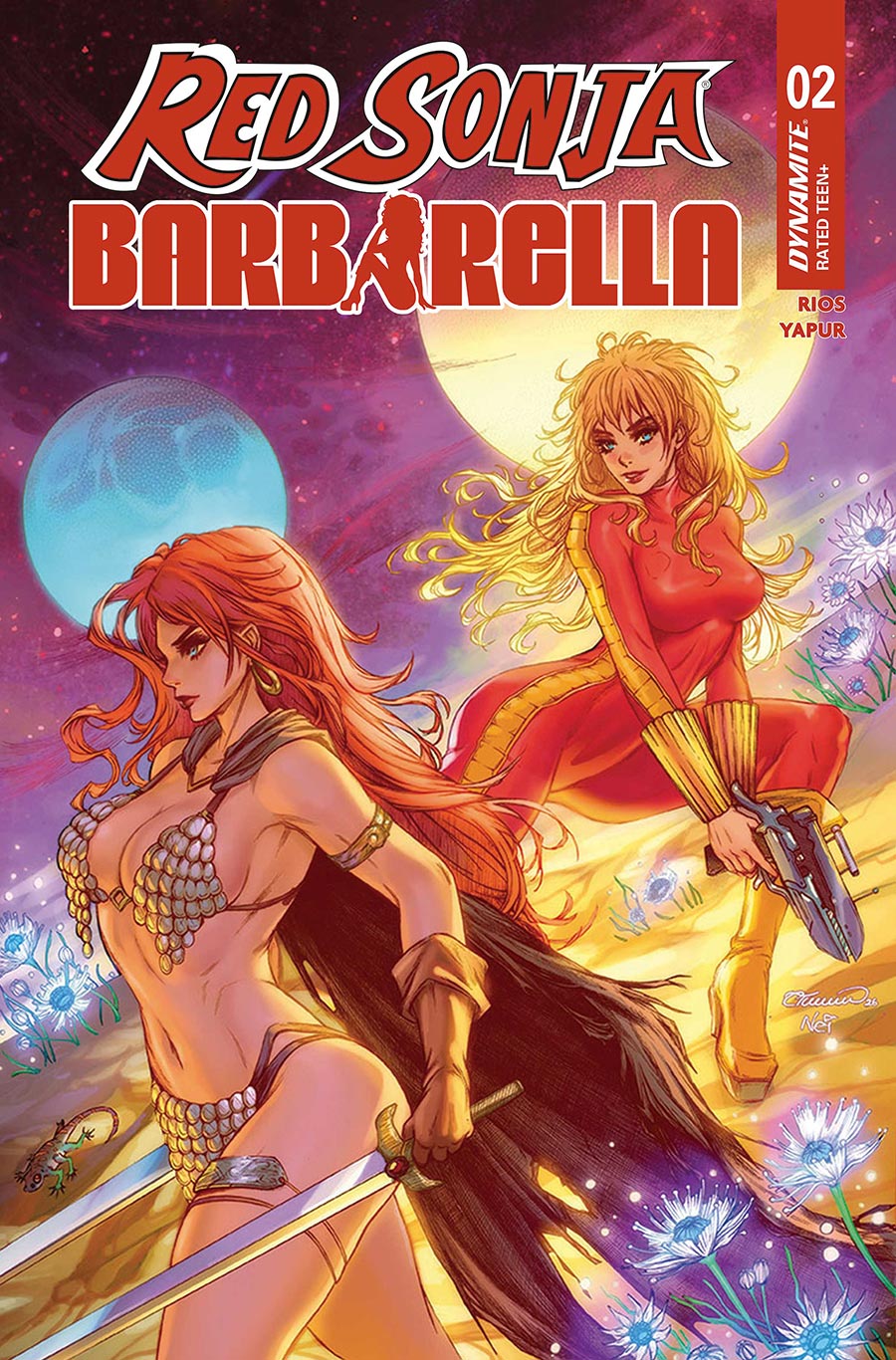 Red Sonja Barbarella #2 Cover B Variant Collette Turner Cover