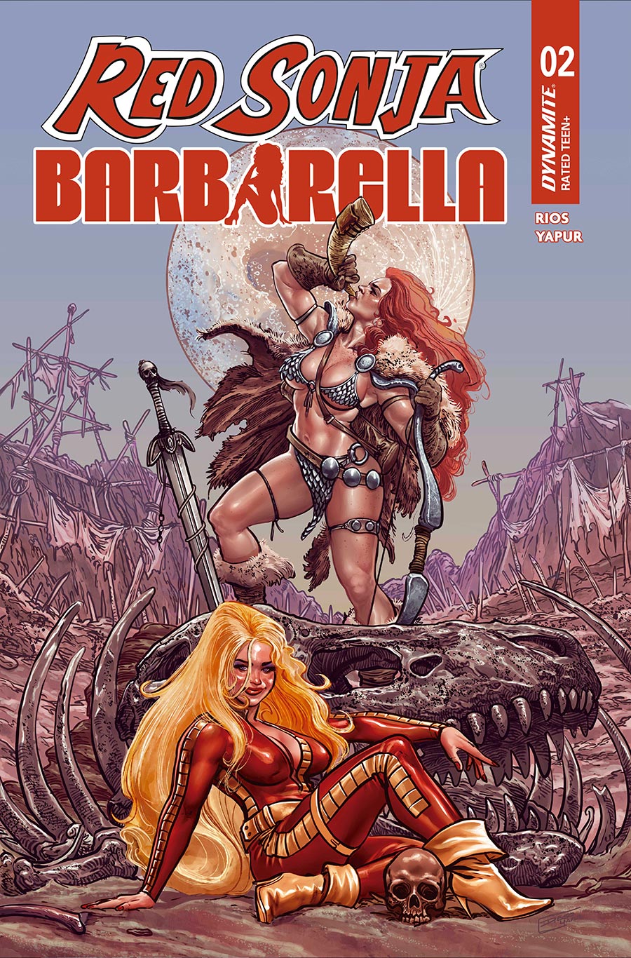 Red Sonja Barbarella #2 Cover C Variant Diego Yapur Cover