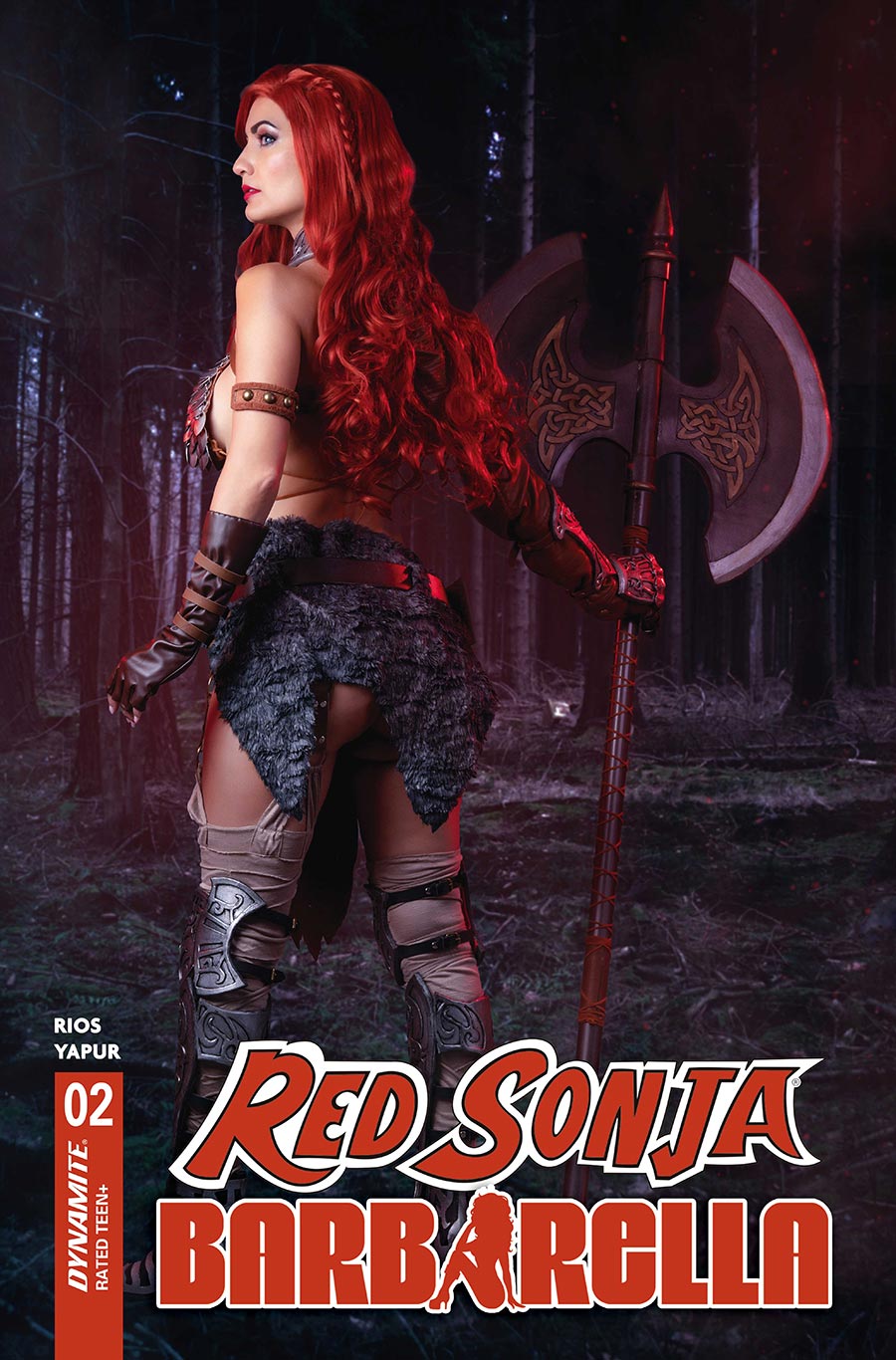 Red Sonja Barbarella #2 Cover D Variant Ivy Red Sonja Cosplay Photo Cover