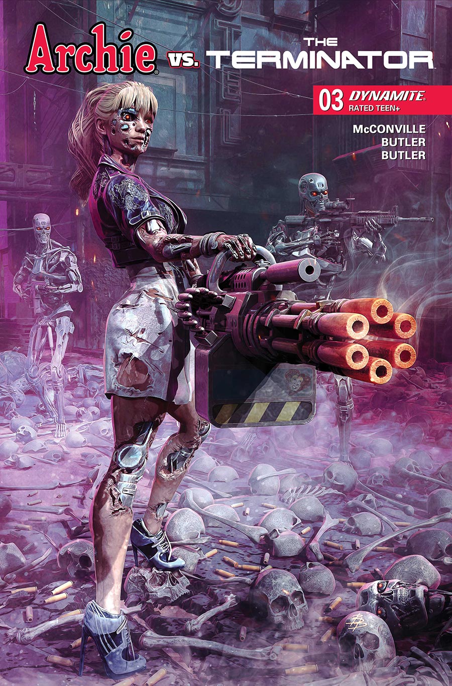 Archie vs The Terminator #3 Cover B Variant Bjorn Barends Cover
