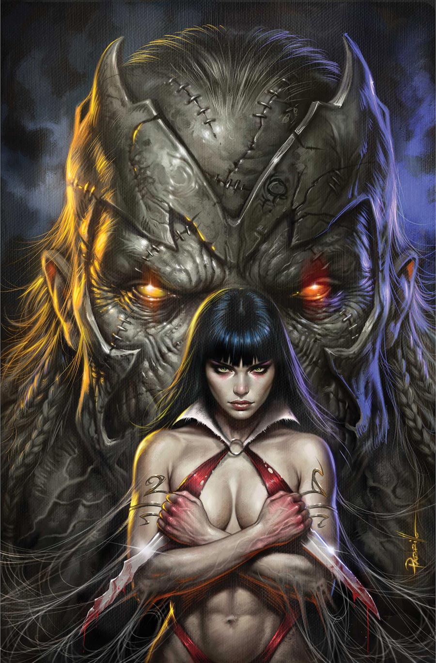 Vampirella Vol 10 #9 Cover F Dynamite Metal Premium Lucio Parrillo Virgin Cover (#696)