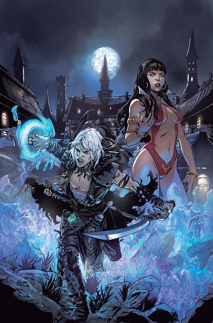 Pathfinder Vampirella Blade Of Darkness #3 Cover H Incentive Steven Cummings Virgin Cover