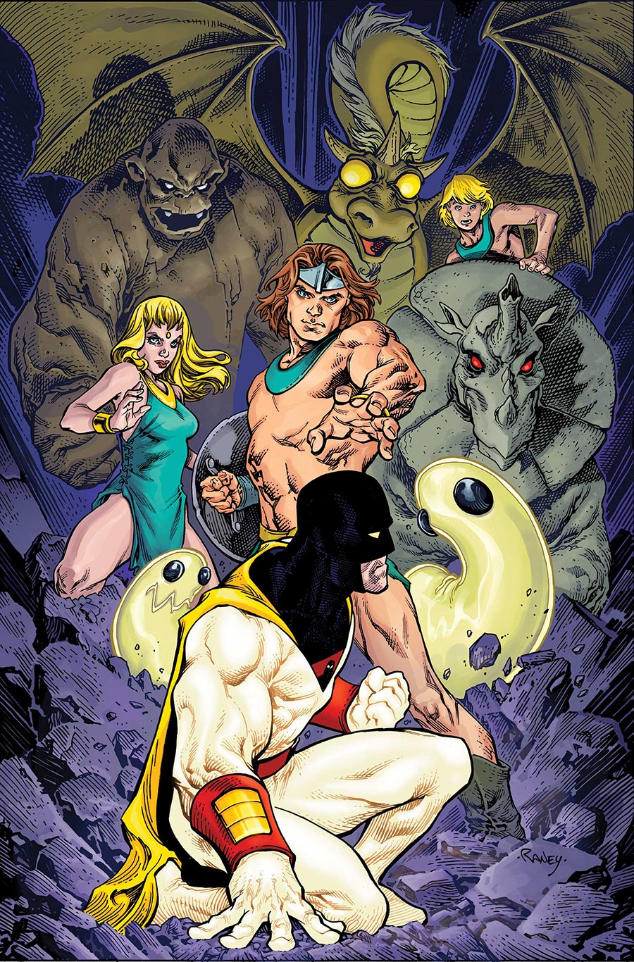 Space Ghost vs The Herculoids #4 Cover F Limited Edition Francesco Mattina Virgin Cover