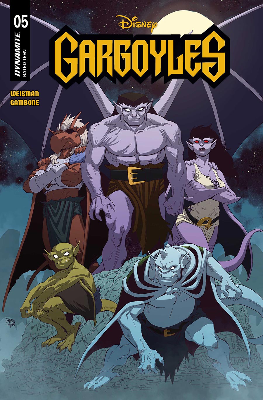 Gargoyles Vol 4 #5 Cover B Variant Drew Moss Cover