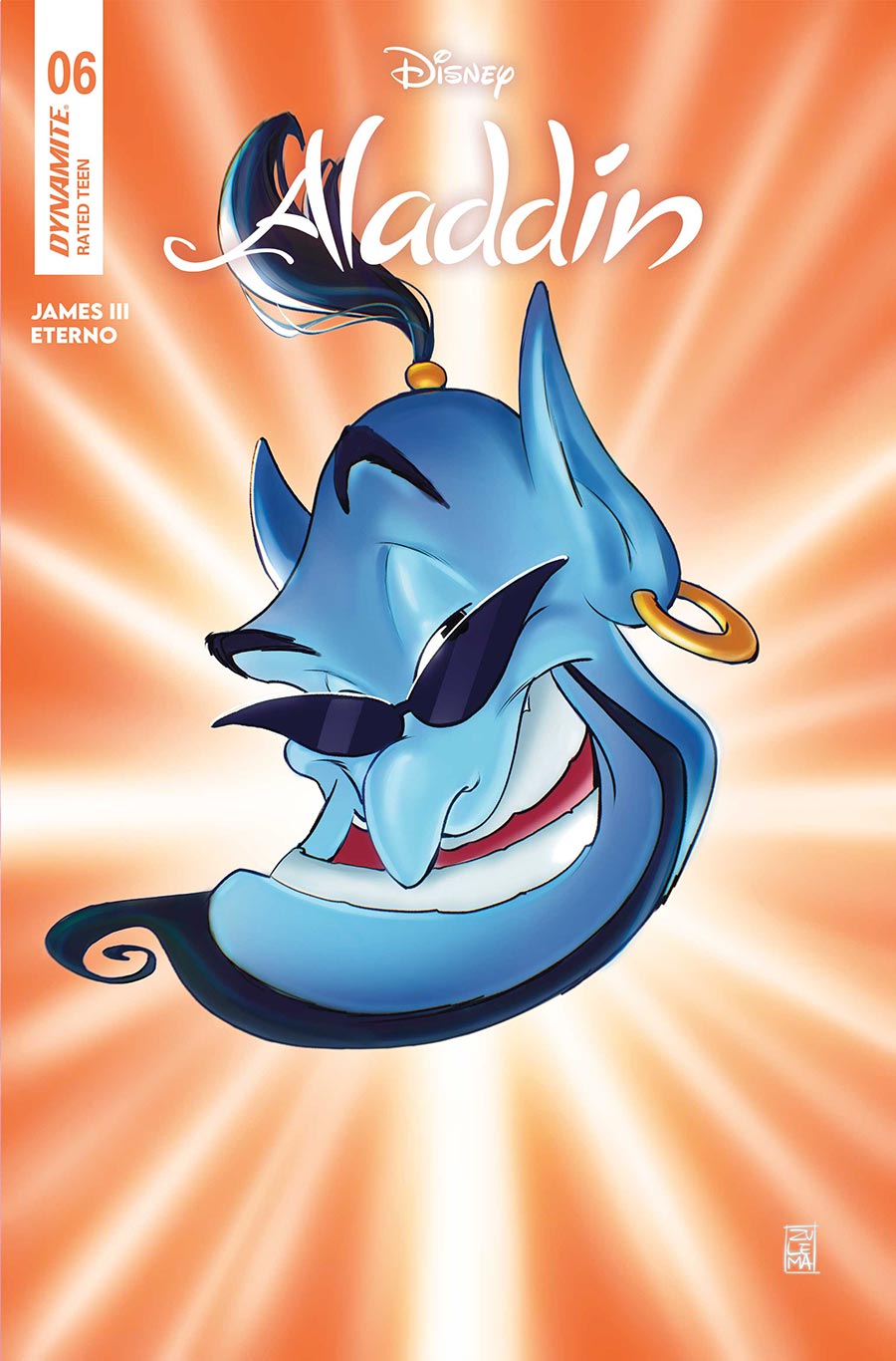 Disney Aladdin #6 Cover D Variant Cartoon Head Cover