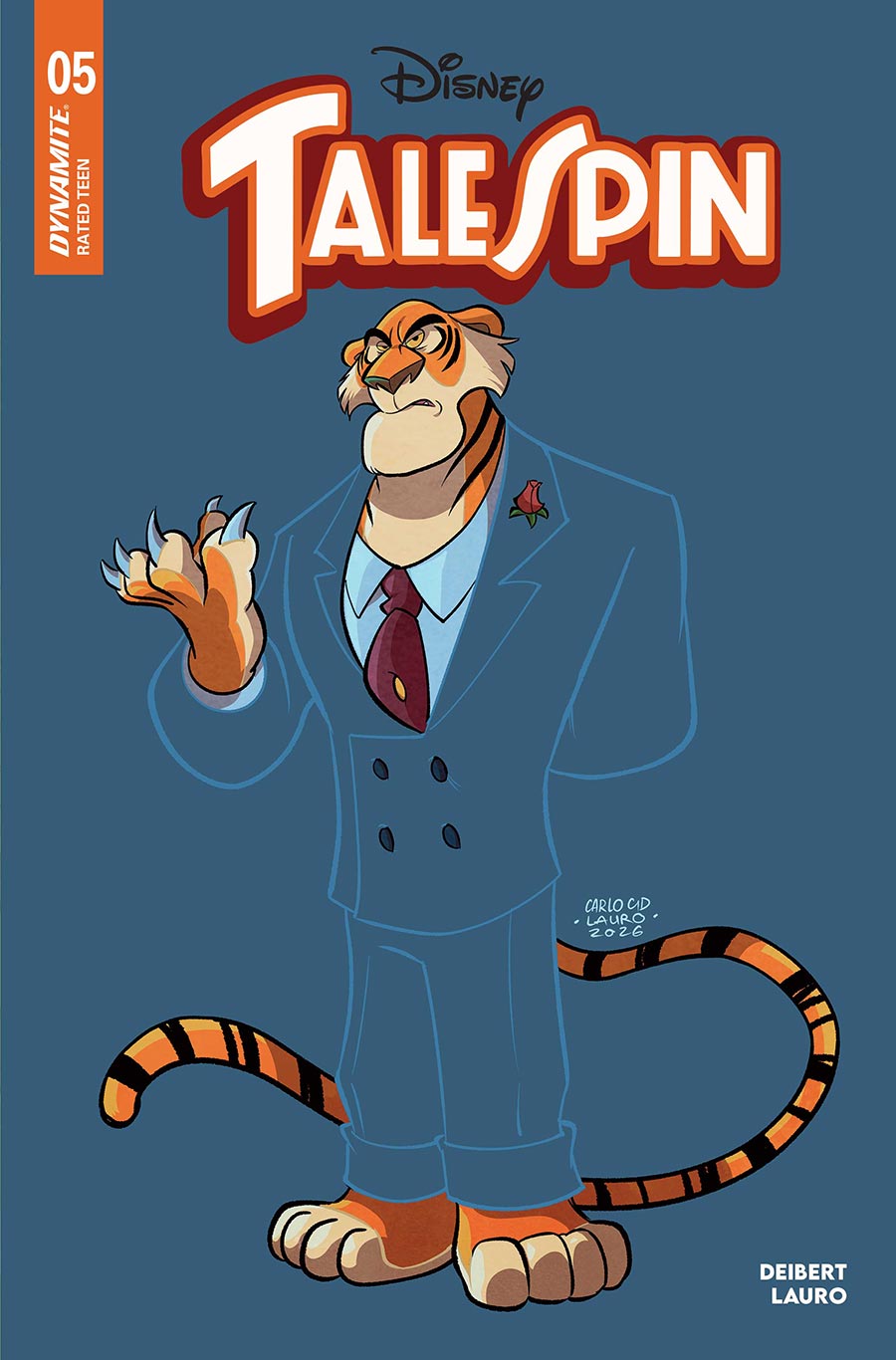 Disney Talespin #5 Cover C Variant Carlo Lauro Color Bleed Cover