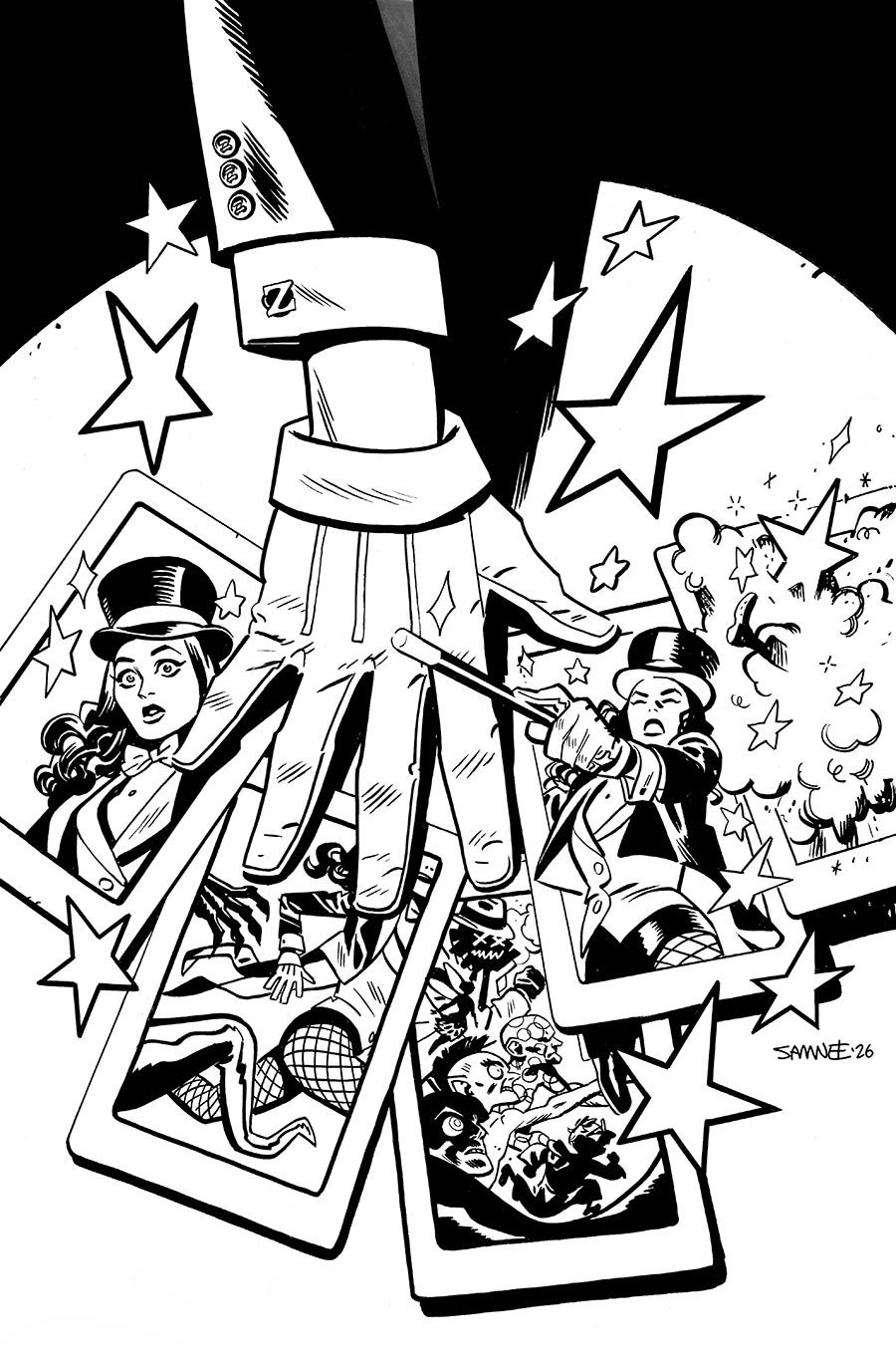 Zatanna Vol 4 #9 Cover B Variant Chris Samnee Card Stock Cover (DC Next Level)