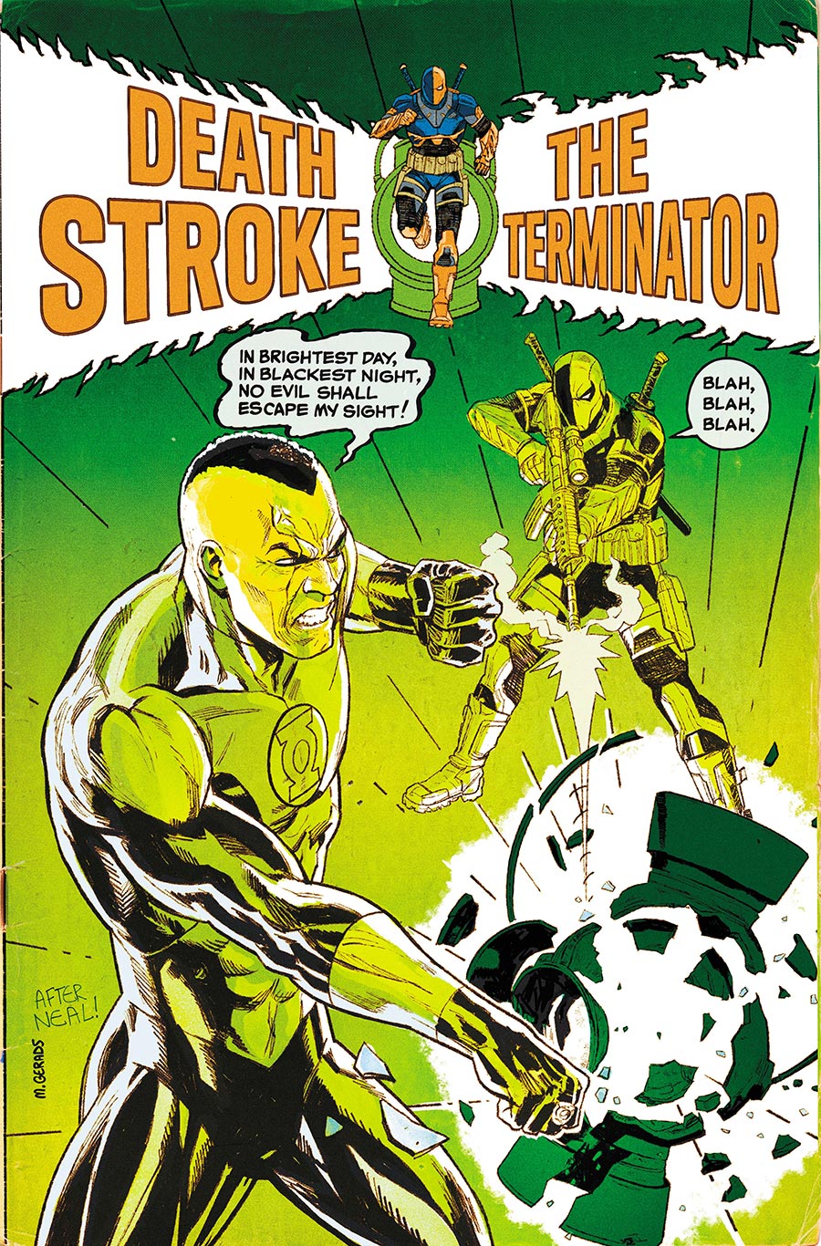 Deathstroke The Terminator Vol 2 #10 Cover B Variant Mitch Gerads Card Stock Cover (DC Next Level)