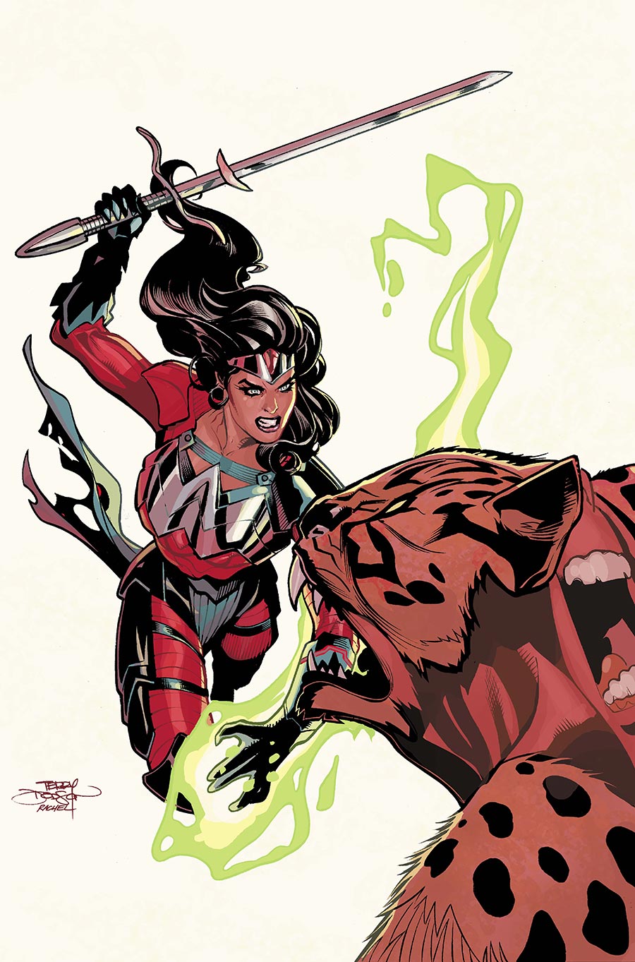 Absolute Wonder Woman #27 Cover B Variant Terry Dodson & Rachel Dodson Card Stock Cover (DC All In)