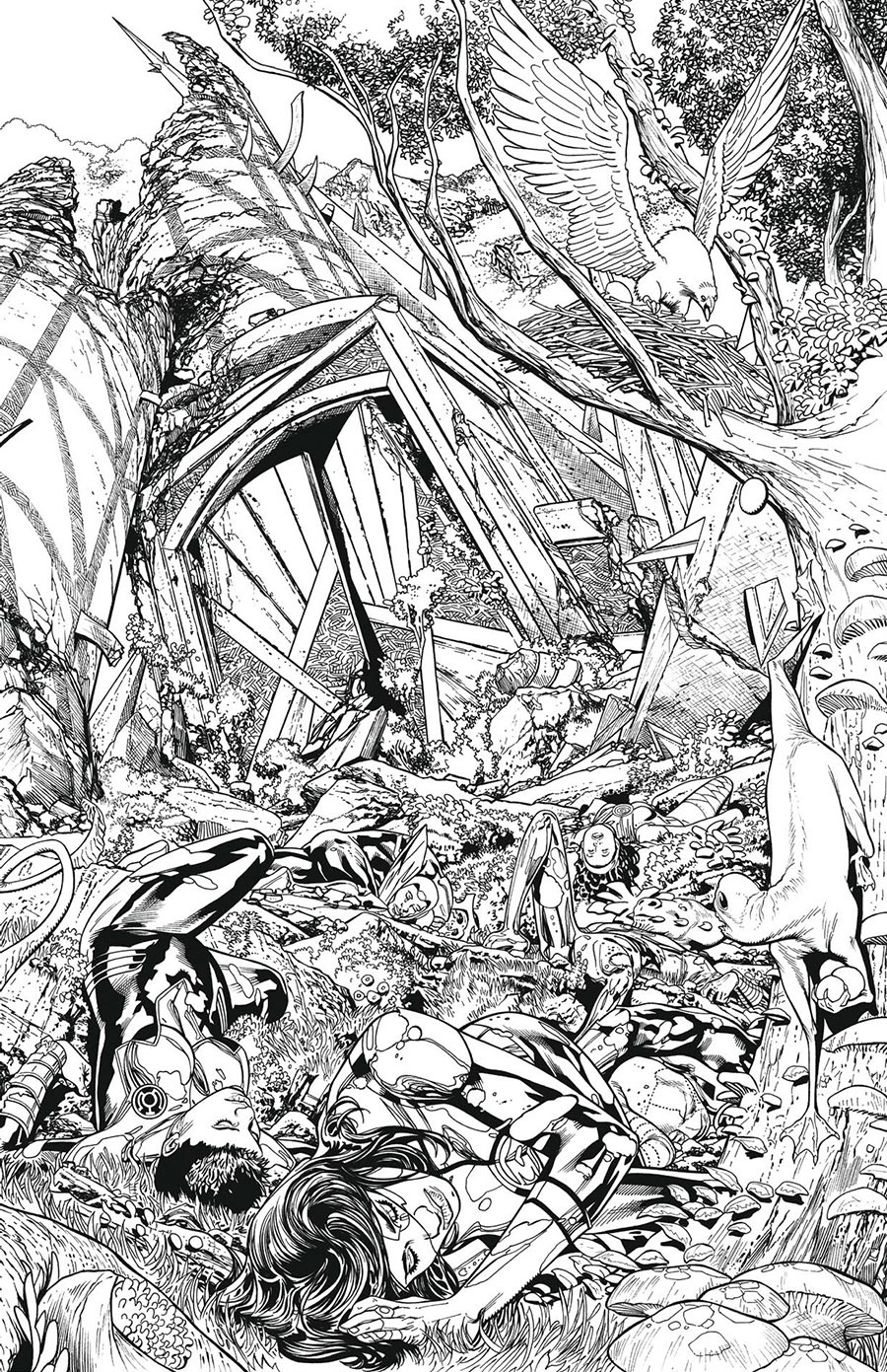 Green Lantern Corps Vol 4 #23 Cover A Regular Fernando Pasarin & Oclair Albert Connecting Cover (DC All In)(Green Lantern First Light Part 5)