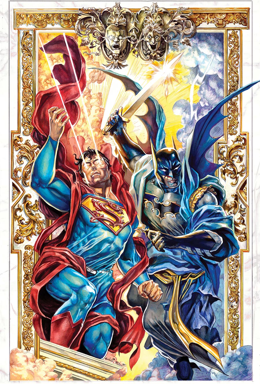 Batman Superman Worlds Finest #58 Cover B Variant Mario Fox Foccillo Card Stock Cover