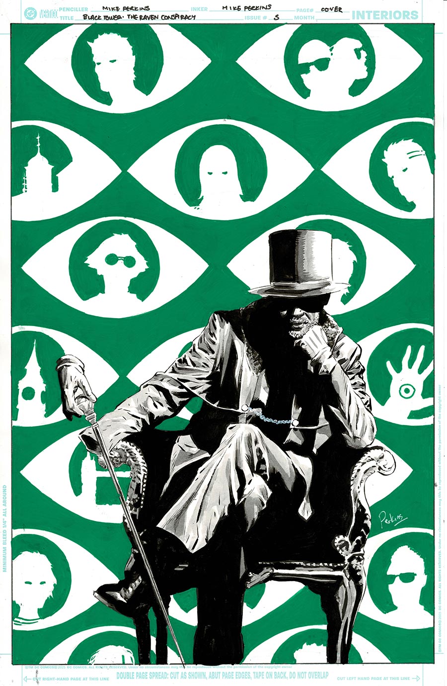 Black Tower The Raven Conspiracy #5 Cover A Regular Mike Perkins Cover