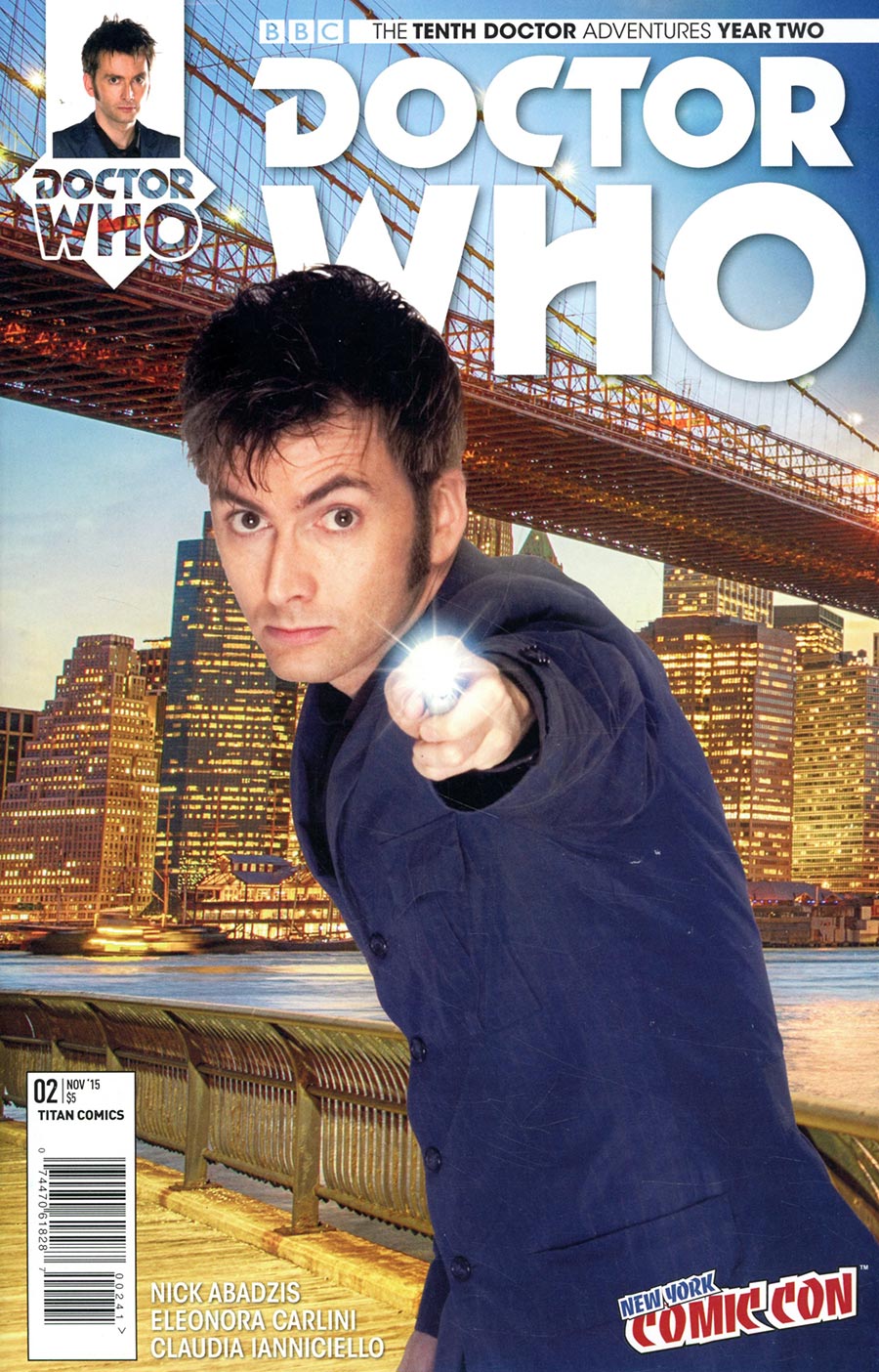 Doctor Who 10th Doctor Year Two #2 Cover D NYCC 2015 Photo Variant Cover