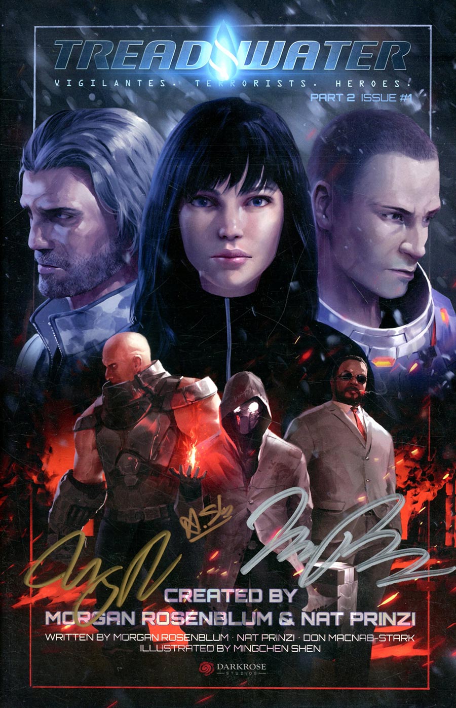 Treadwater Part 2 #1 Signed Edition (No Certificate Of Authenticity)(Copies Are Not Mint)