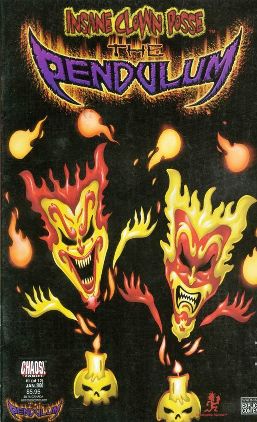 Insane Clown Posse The Pendulum #1 Cover B Polybagged