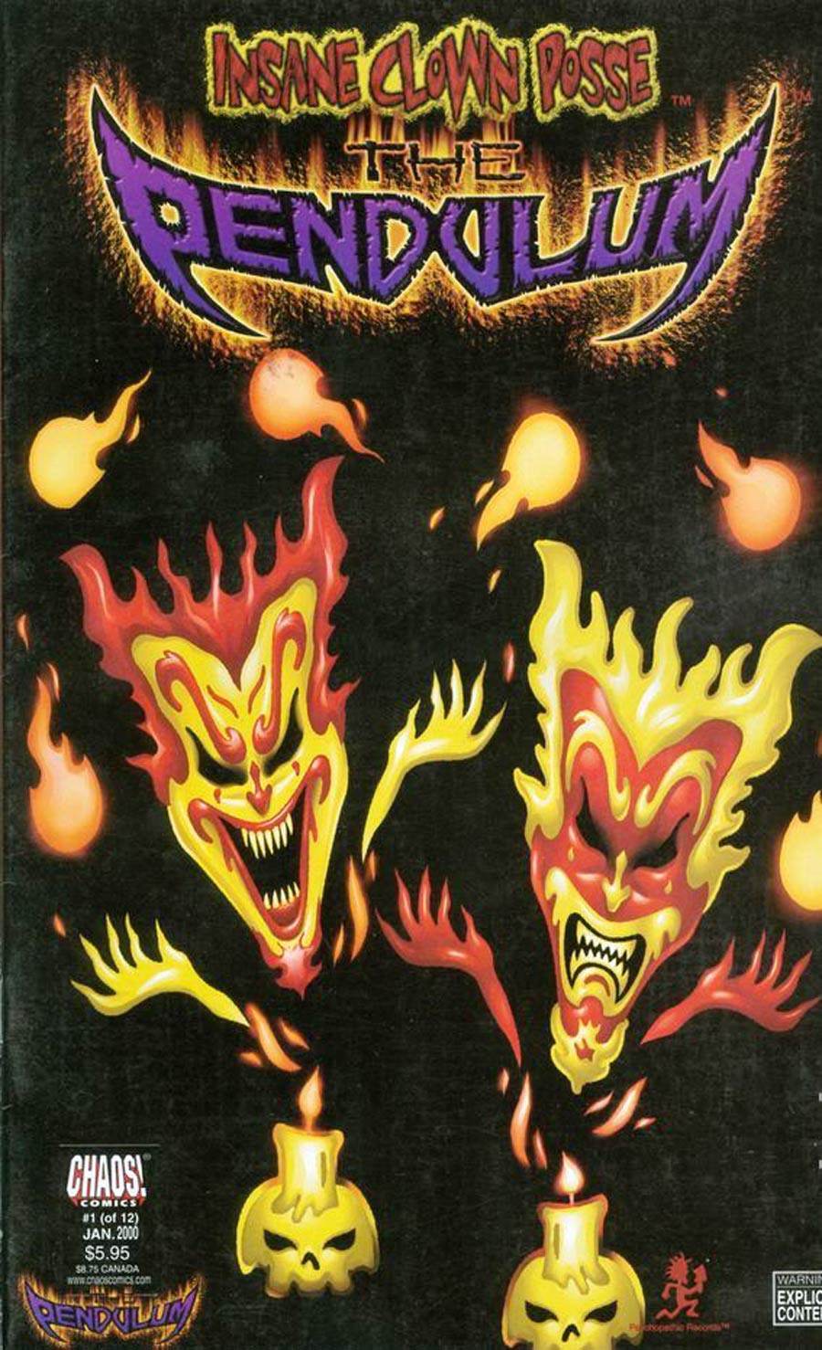 Insane Clown Posse The Pendulum #1 Cover C No Polybag