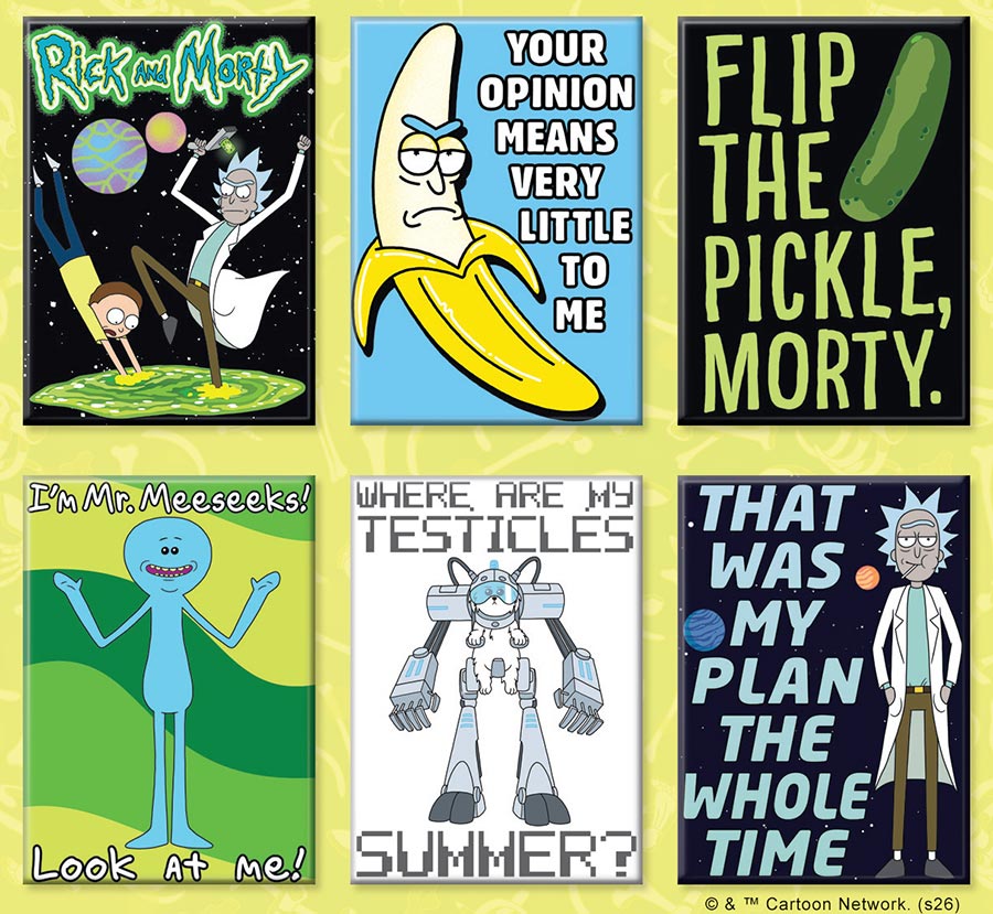 Rick And Morty Magnet 12-Pack