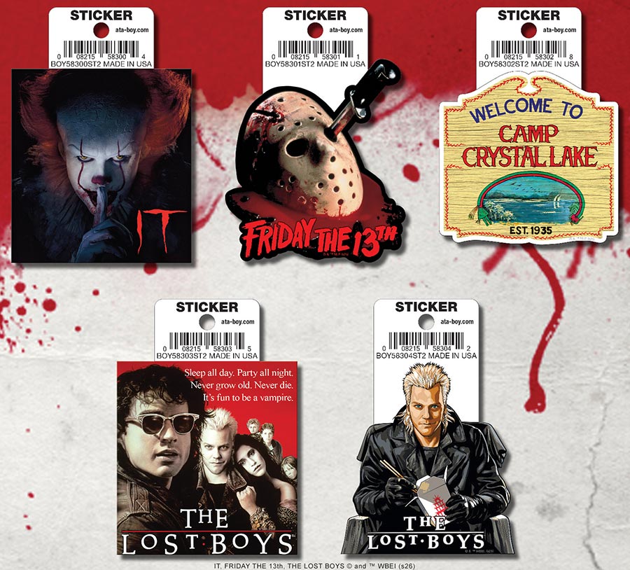 Horror Movies 15-Sticker Pack #2