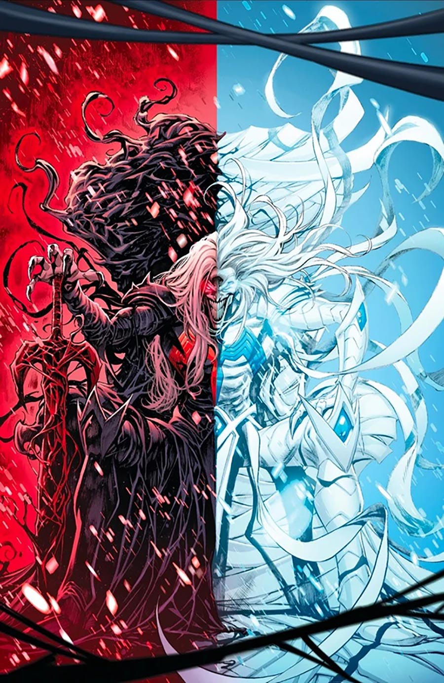 Queen In Black #1 Cover Z-B DF Comicxposure Exclusive Iban Coello Virgin Variant Cover