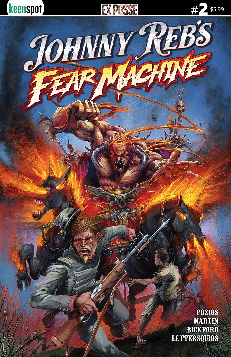 Johnny Rebs Fear Machine #2 Cover A Regular Toby Willsmer Cover