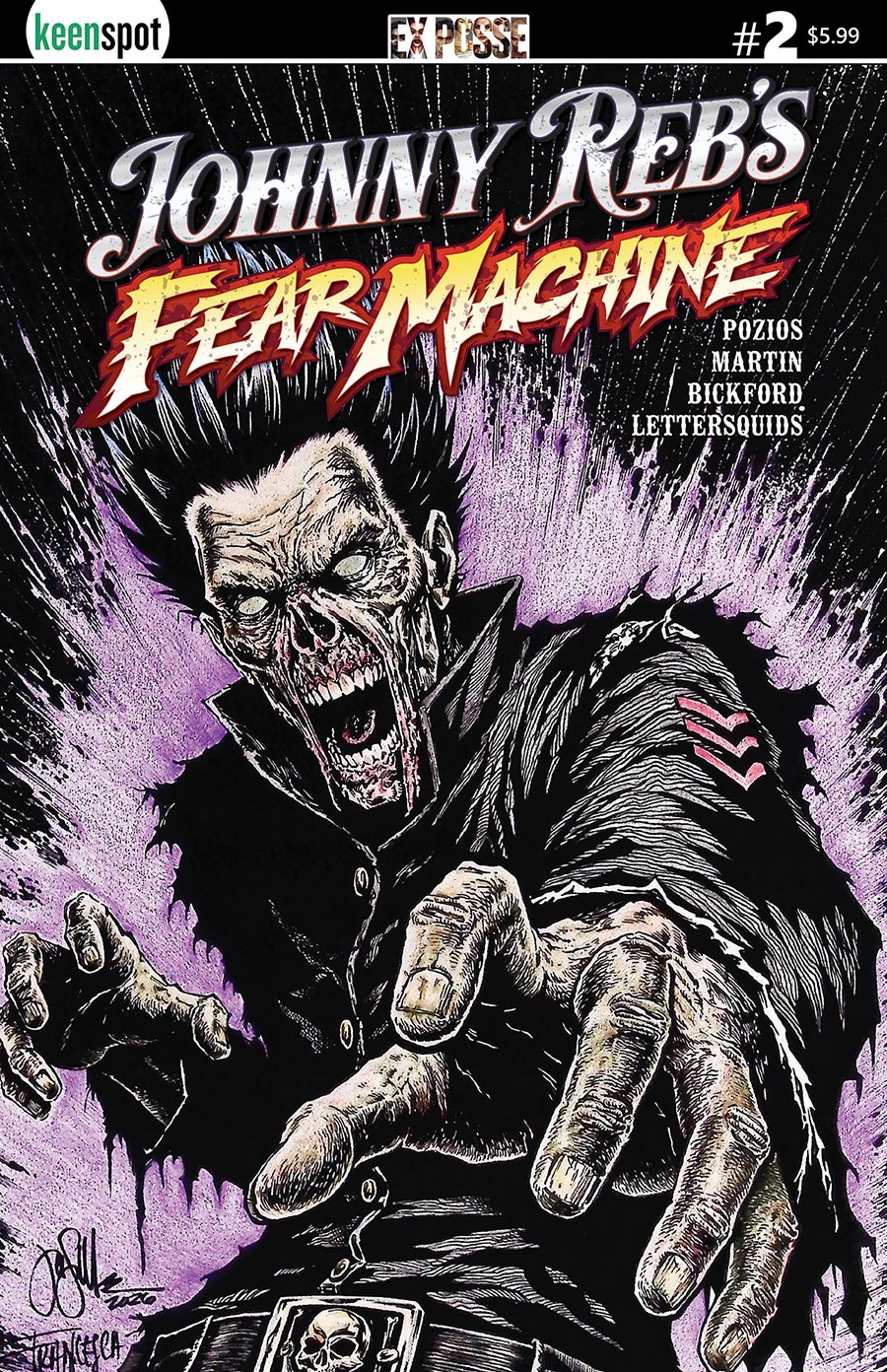 Johnny Rebs Fear Machine #2 Cover C Variant Jason Moore Cover
