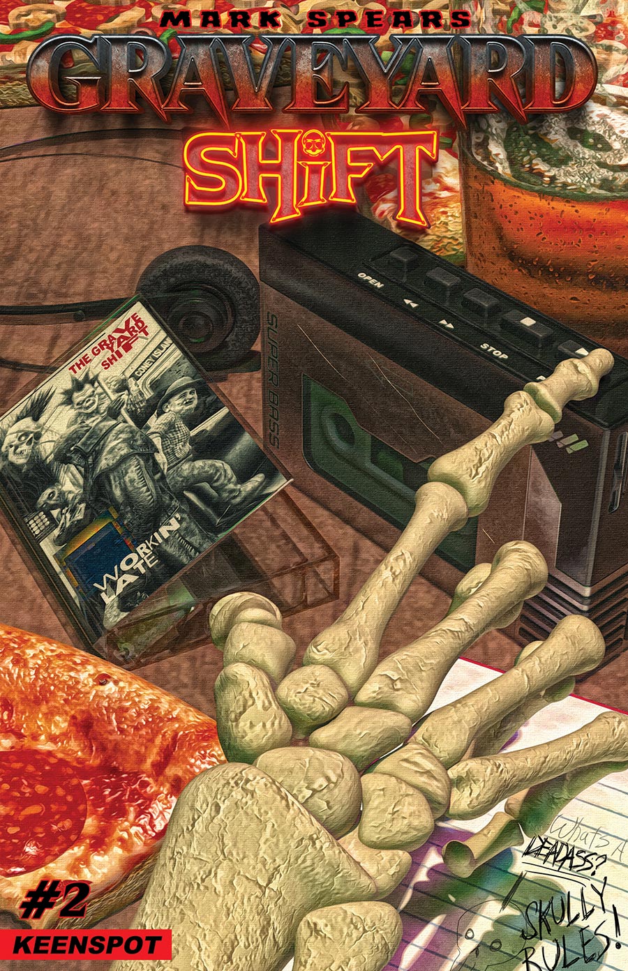 Mark Spears Graveyard Shift #2 Cover E Variant Mark Spears Hangin Tough Homage Cover