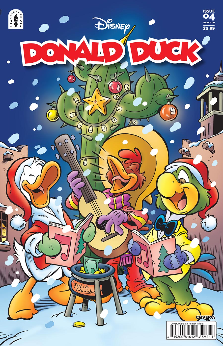 Donald Duck Vol 3 #4 The Three Caballeros Christmas Quest Cover A Regular Jan-Roman Pikula Cover (#392)