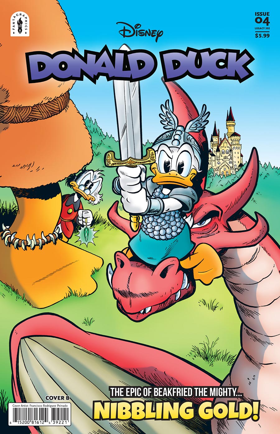 Donald Duck Vol 3 #4 The Three Caballeros Christmas Quest Cover B Variant Francisco Paco Rodriguez Peinado Cover (#392)