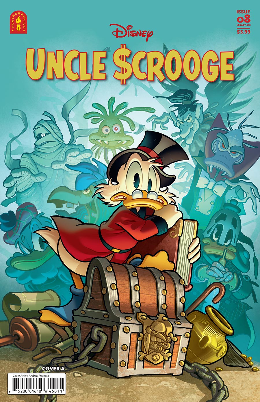 Uncle Scrooge Vol 3 #8 The Curse Of HP Hatequack Cover A Regular Andrea Freccero Cover (#468)