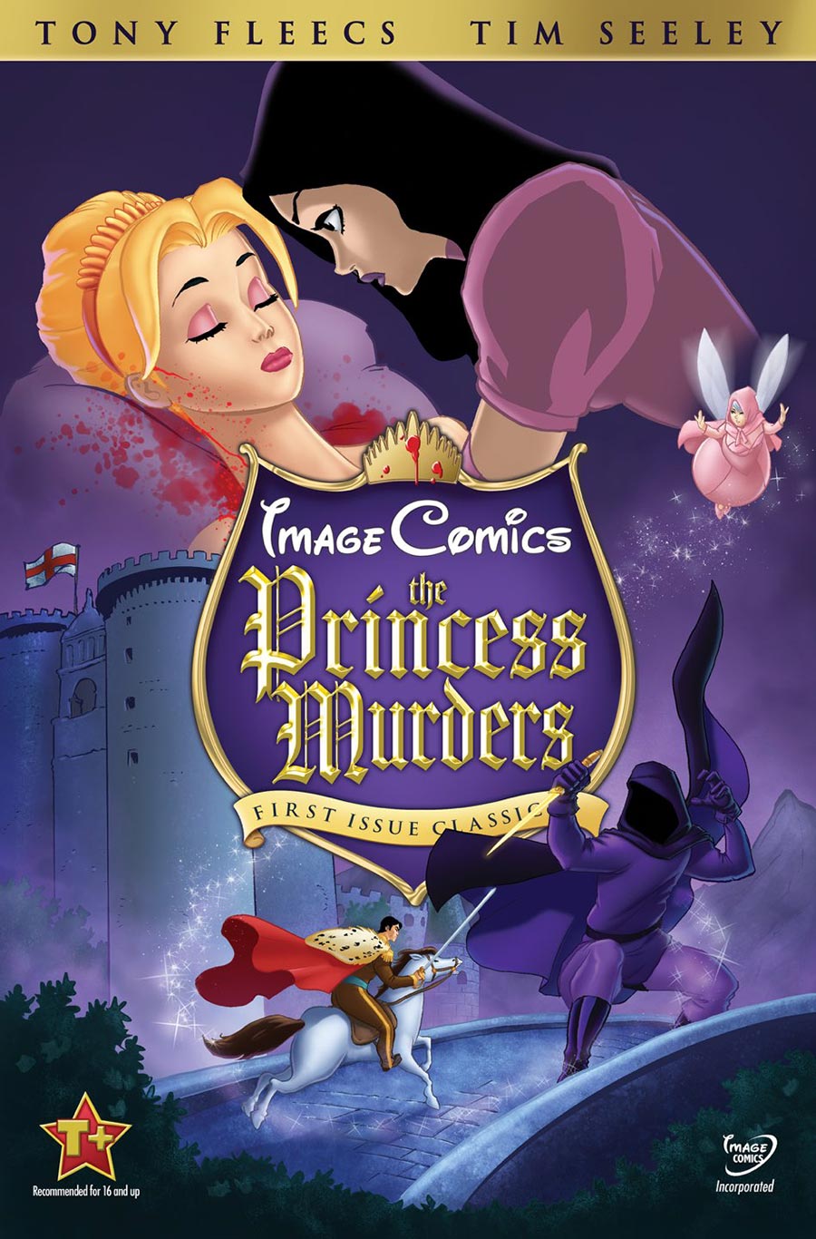 Princess Murders #1 Cover D Variant Tim Seeley & Allen Passalaqua Sleeping Beauty Animation Homage Cover