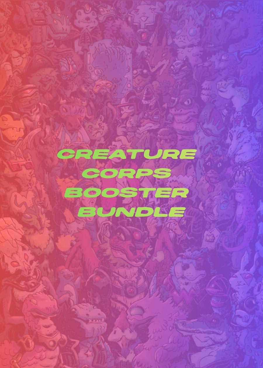 Creature Corps #1 Cover B Variant Jok Booster Bundle Polybagged Cover With Polybag